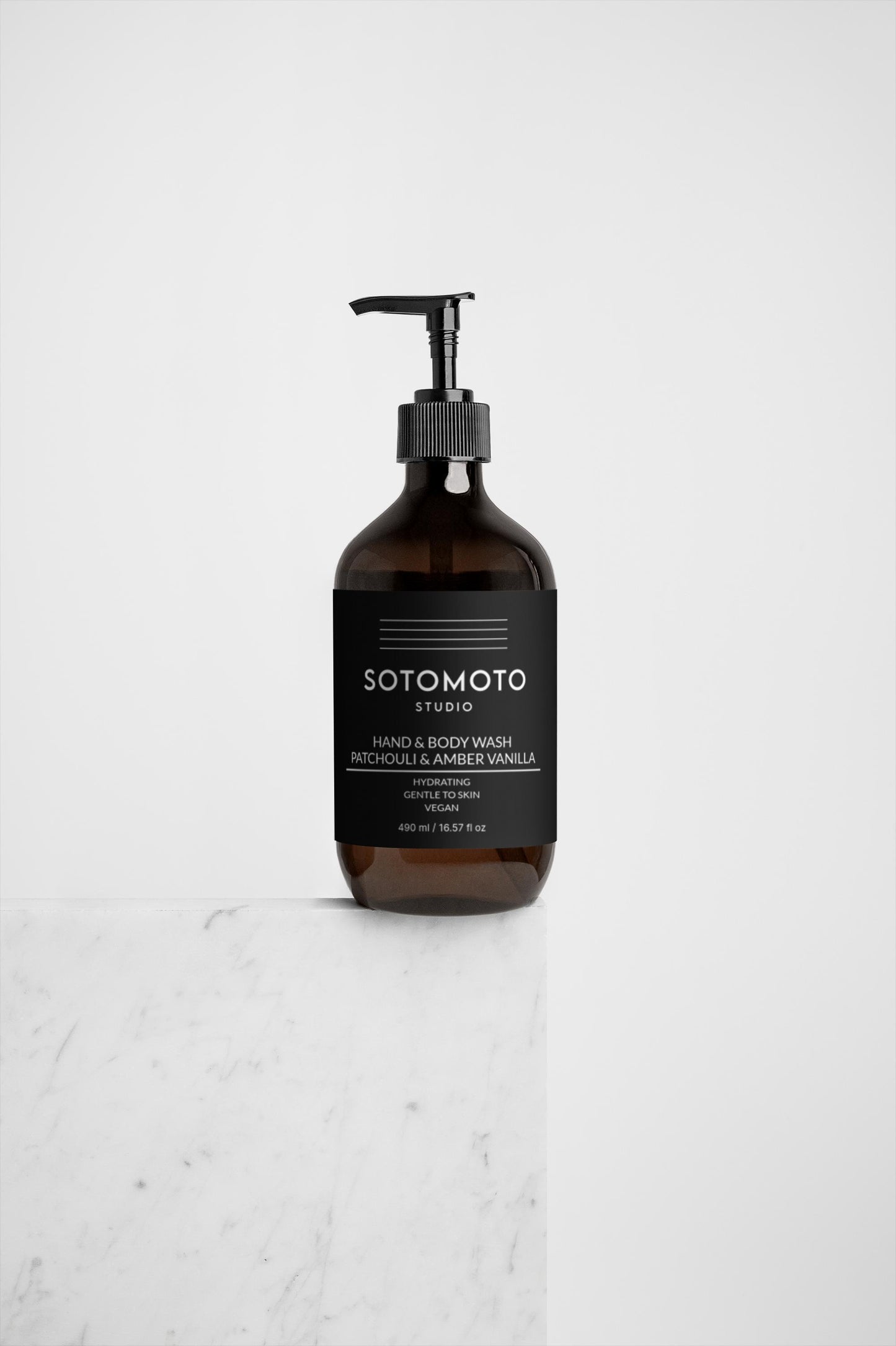 Hand & Body Wash, Patchouli & Amber Vanilla