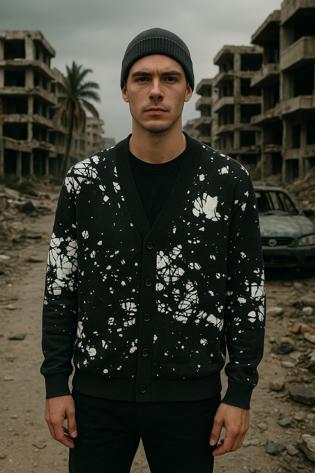 Ibiza Vibes – Strick-Cardigan für echte Freigeister Black Edition - SOTOMOTO