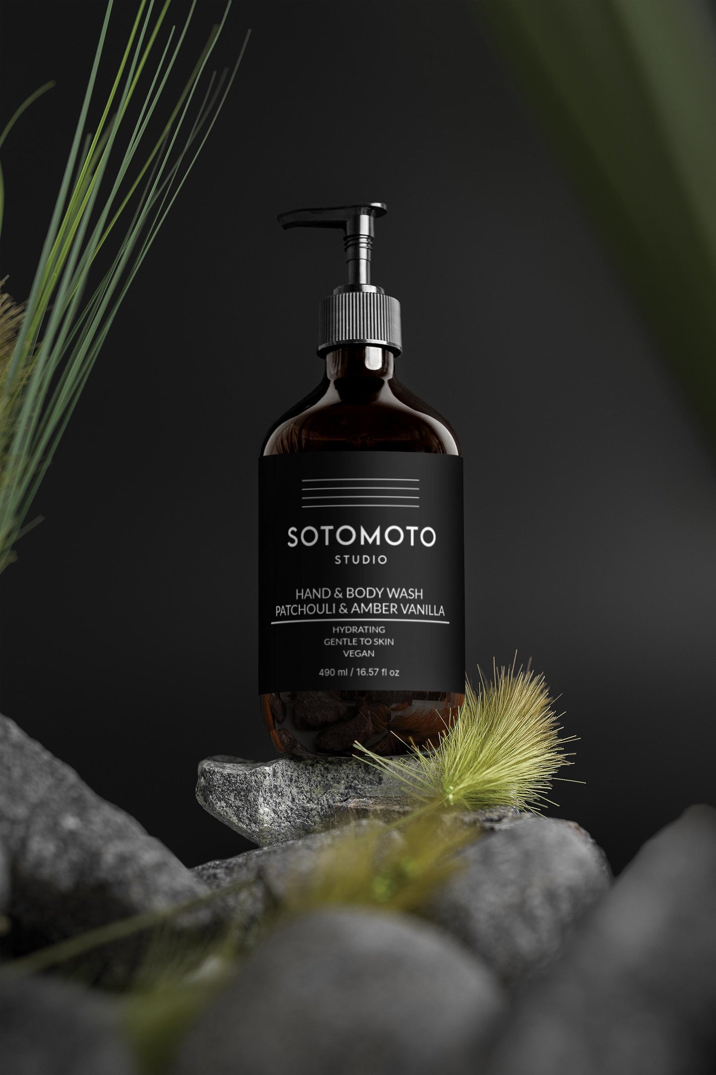 Hand & Body Wash, Patchouli & Amber Vanilla