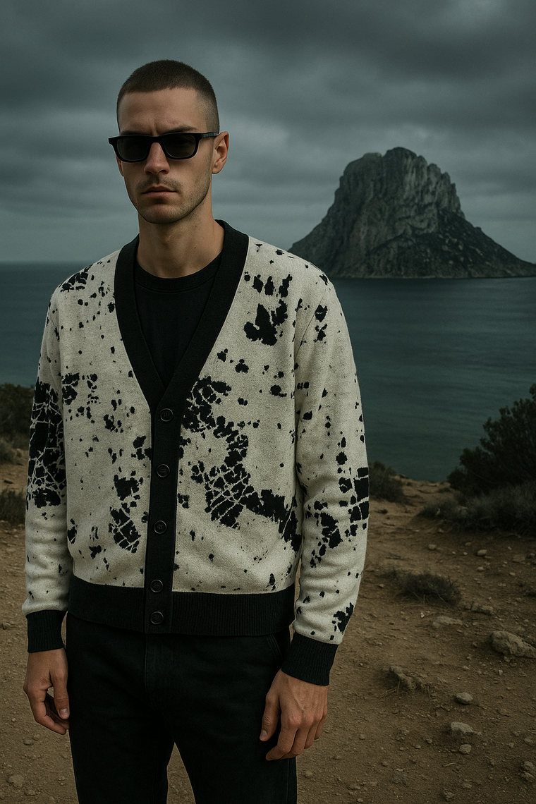 Ibiza Vibes – Strick-Cardigan für echte Freigeister White Edition - SOTOMOTO