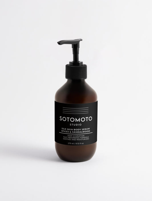Silk Skin Body Serum, Spices & Sandalwood - SOTOMOTO